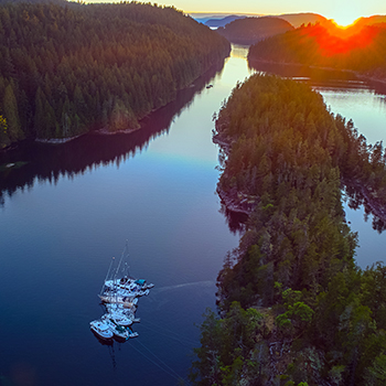 Fall Desolation Sound Flotilla Image